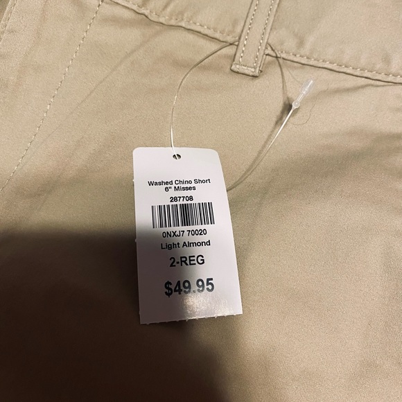 LL BEAN// khaki shorts// Size 2 - Picture 2 of 2